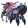 jahalni konj francoski kasač Češnjevo rdečkasto rjava