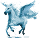 krilati konj za jezdenje element vode