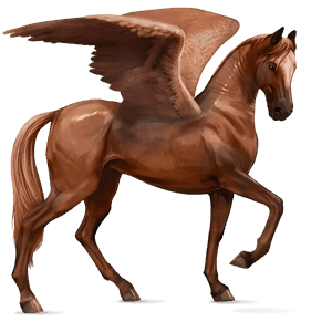 krilati konj za jezdenje tennessee walker sivo rjava