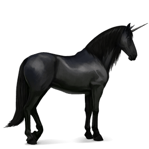 samorog za jezdenje tennessee walker Črna