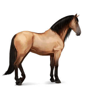 jahalni konj tennessee walker sivo rjava