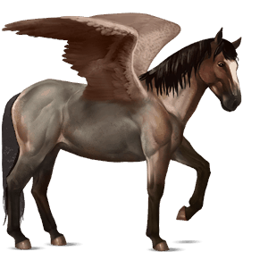 krilati konj za jezdenje tennessee walker rdečkasto rjava