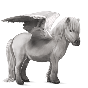pegaz poni laneno kostanjeva 