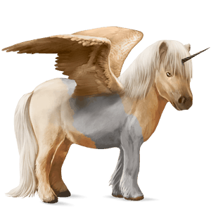 krilati samorog poni  palomino