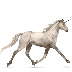 samorog za jezdenje cremello