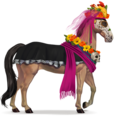 jahalni konj novia púrpura 