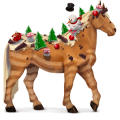 božanski konj božična rolada