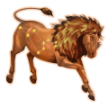 konj zodiaka lev