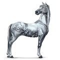 božanski konj srebro