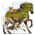 poni fjord brunblakk