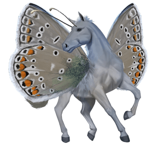 jahalni konj francoski kasač pikasto siva